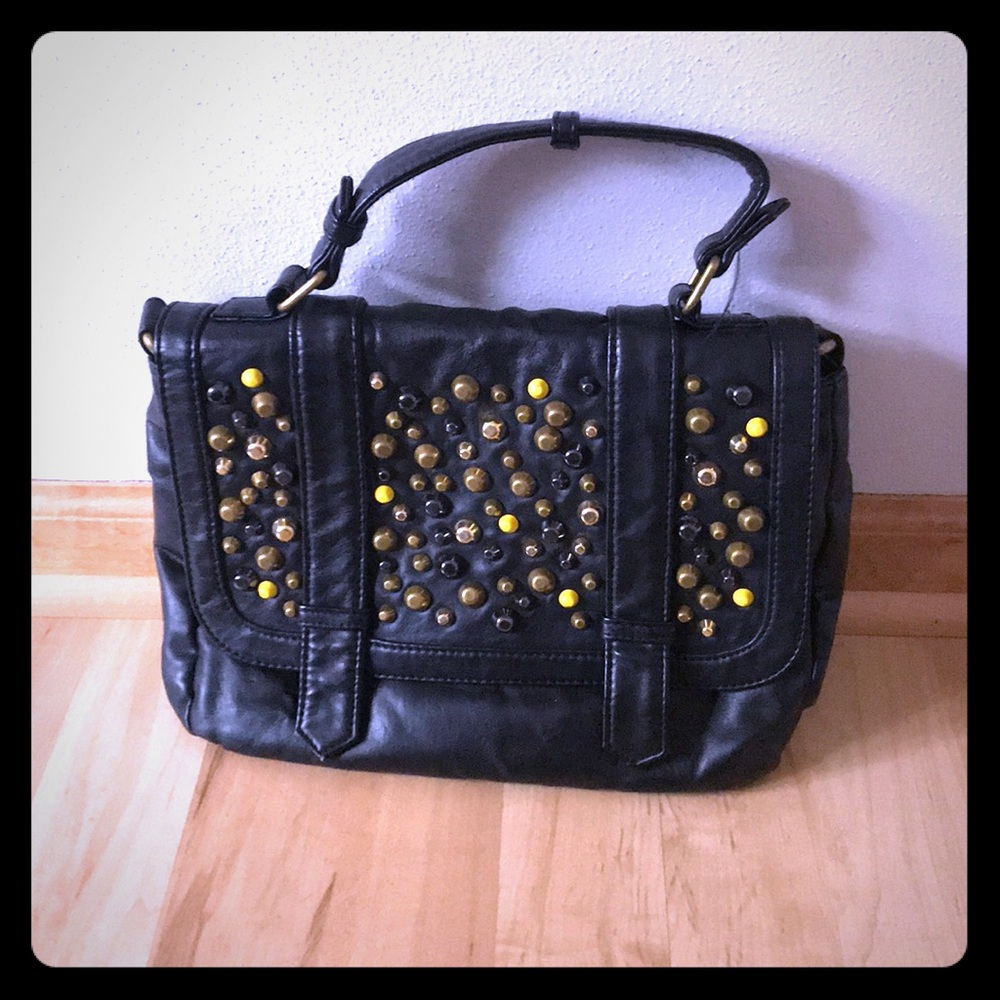 Matt and Nat studded black handbag